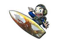 Sticker Dragon Lore Surf Ava (Foil)